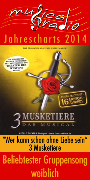 gruppensong-weiblich musicalradio Jahrescharts 2014 &ndash; musicalradio.de | Musicals kostenlos im Radio
